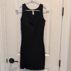 Popilush Cocktail Dresses for Women Built in Shapewear Bra 8 in 1 Square Neck